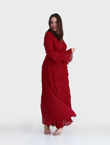 Crushed dress