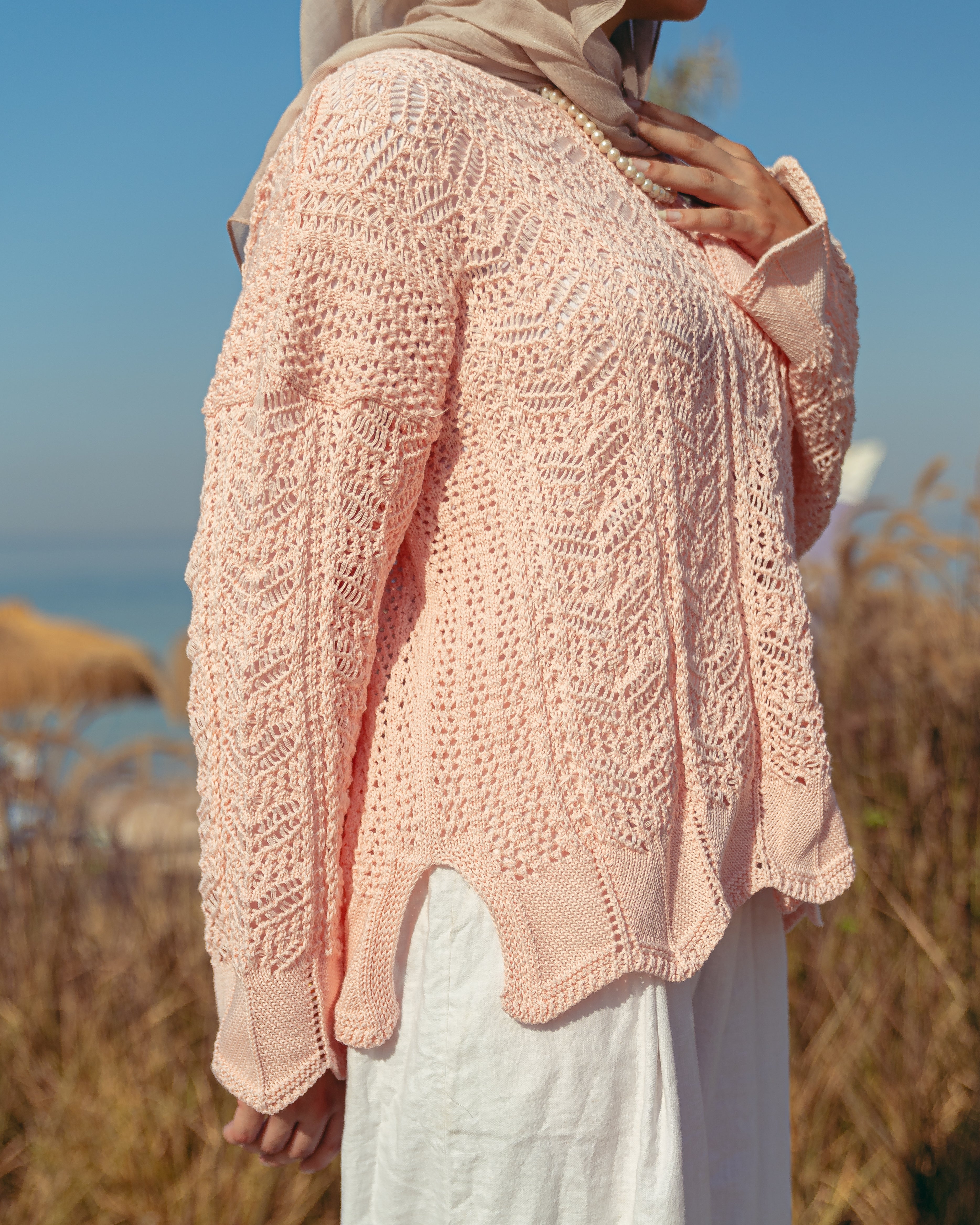 Wave crochet top