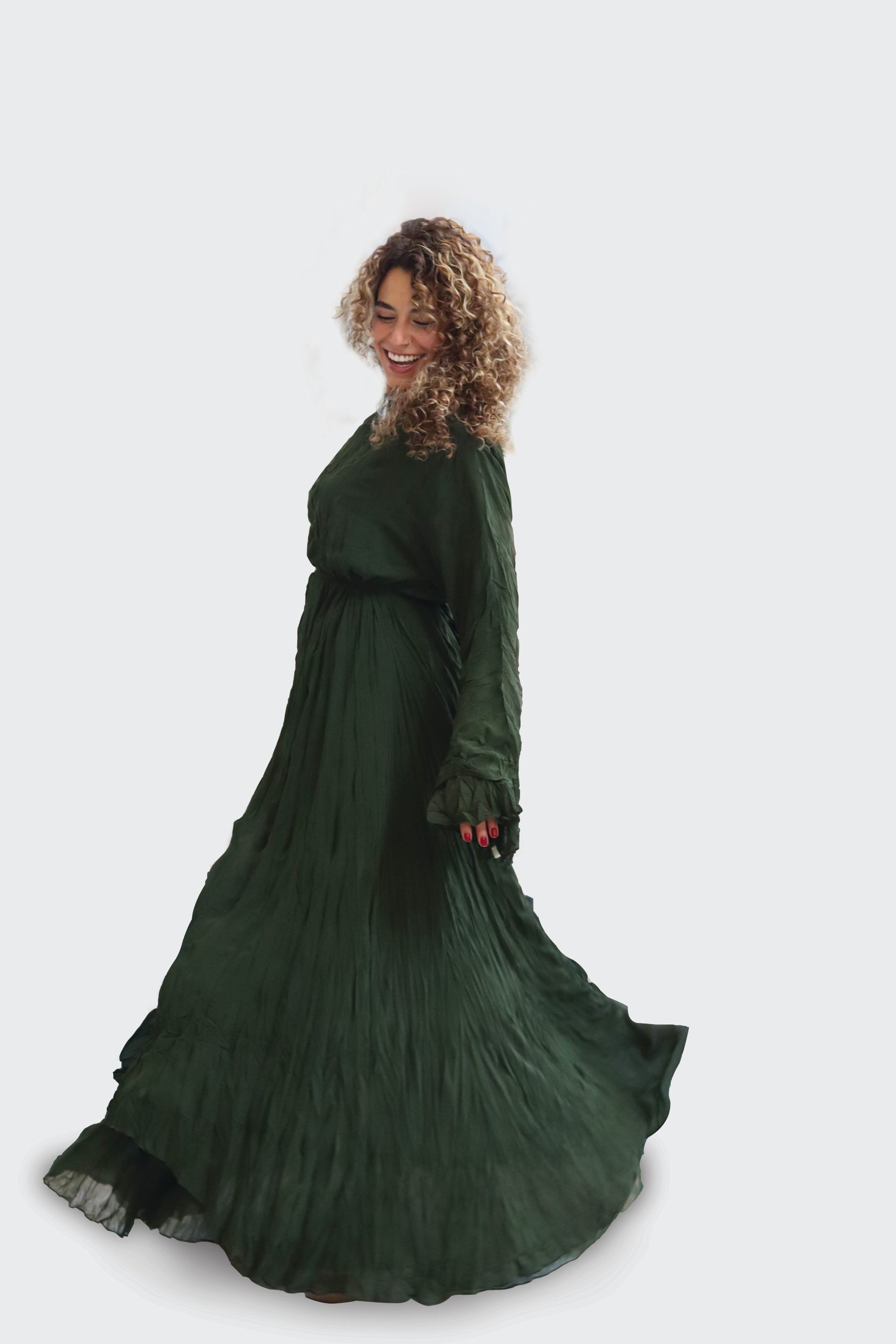 Crushed dress