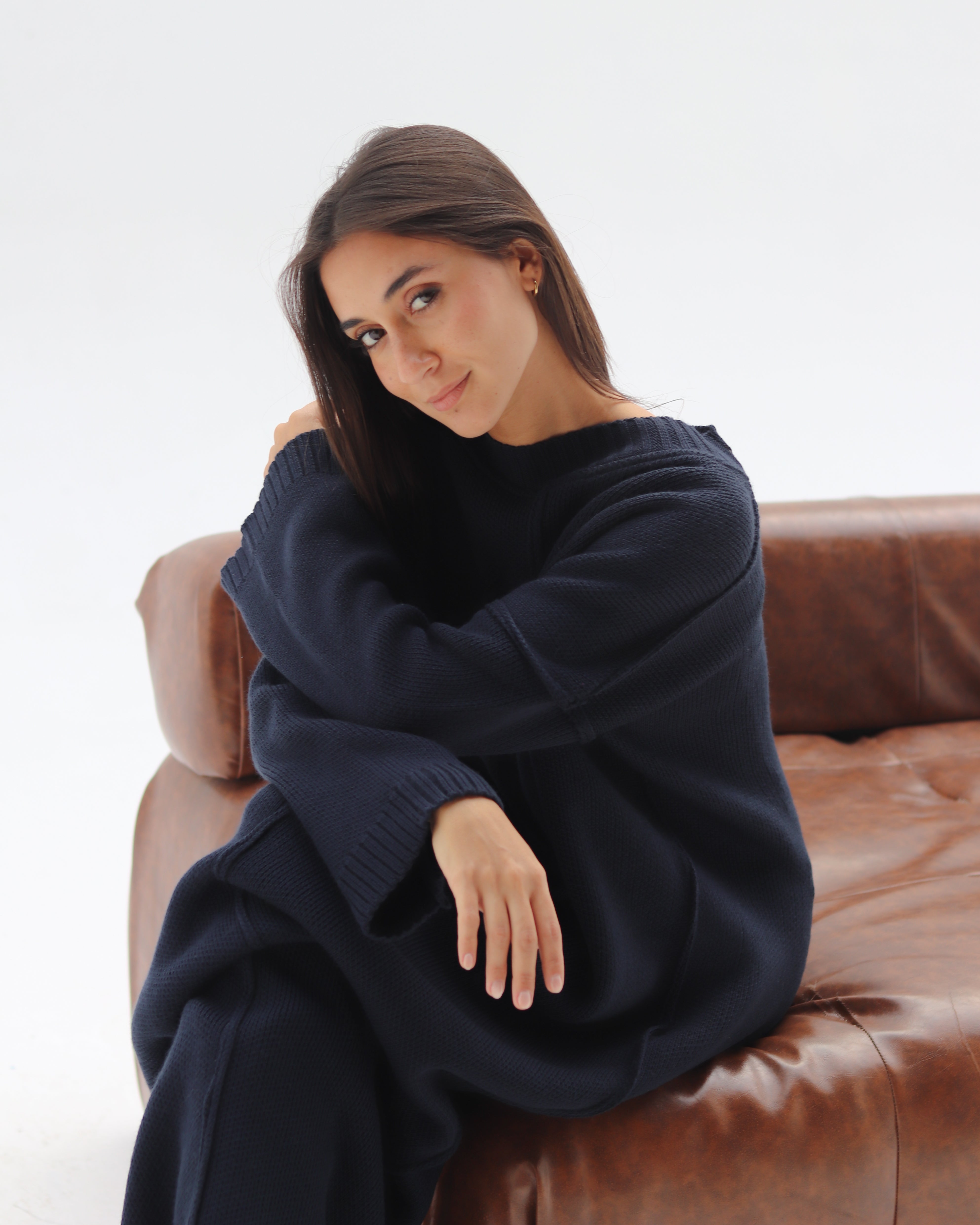 Cozy unfinished dress