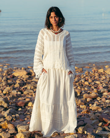 Coast linen skirt