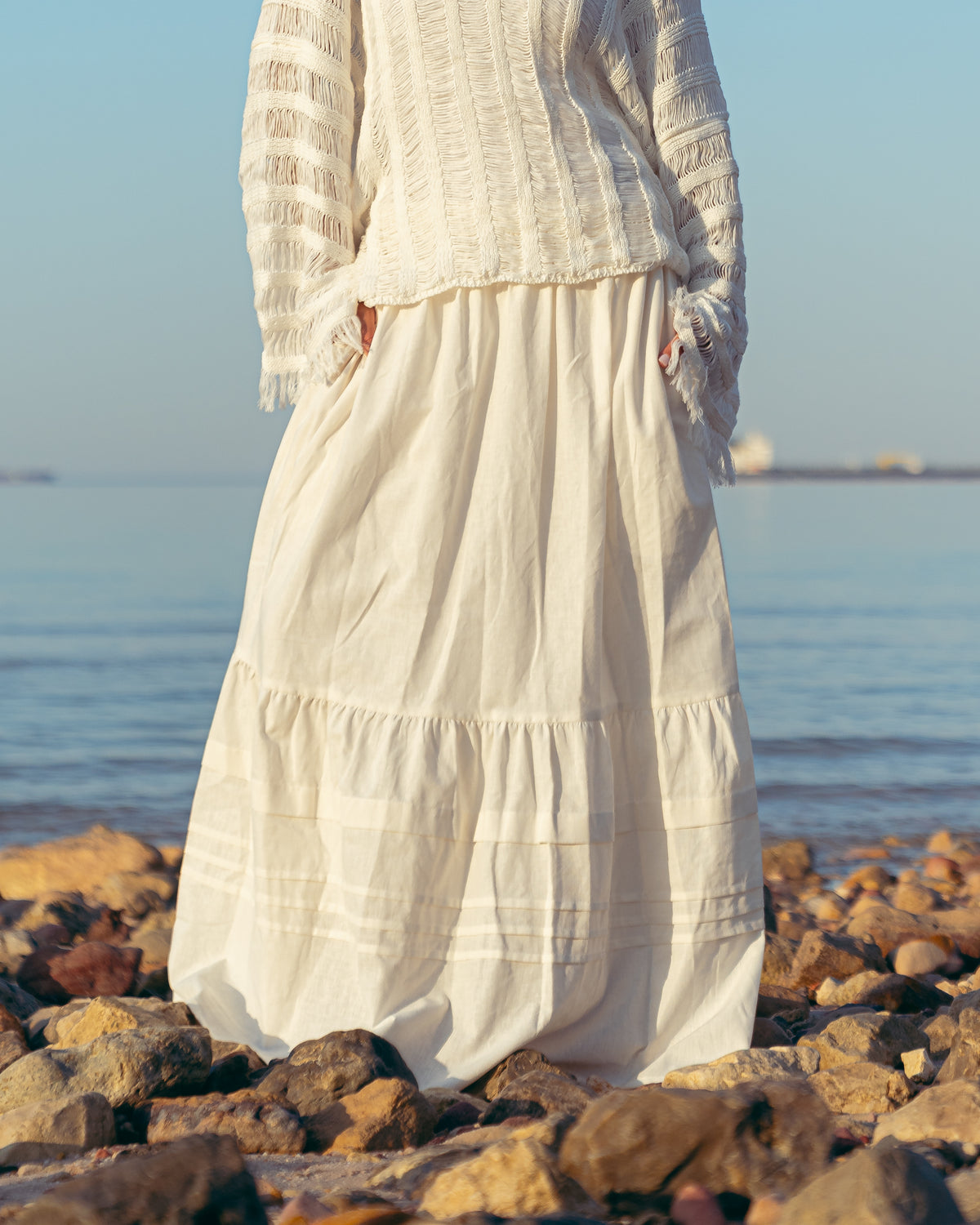 Coast linen skirt