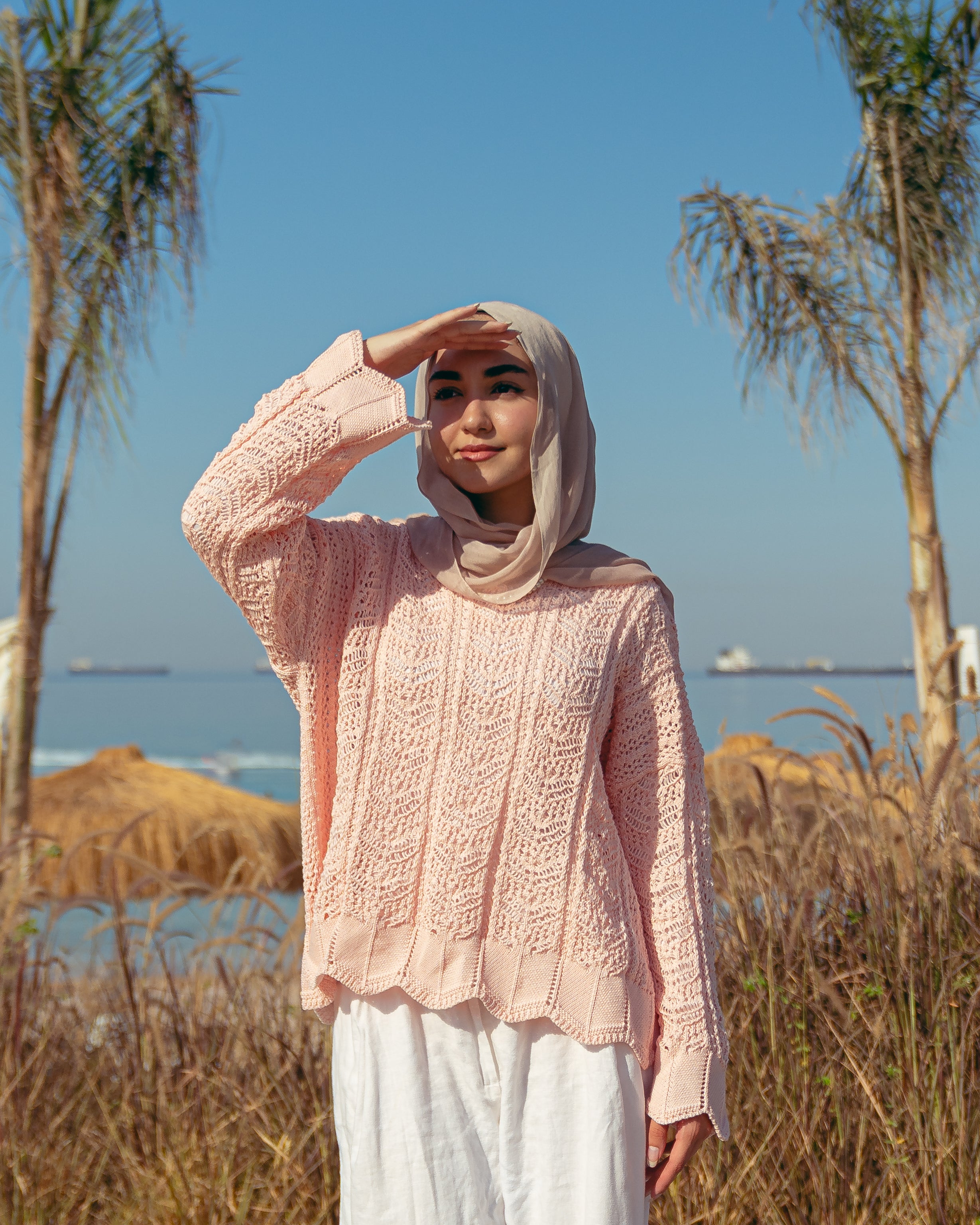 Wave crochet top