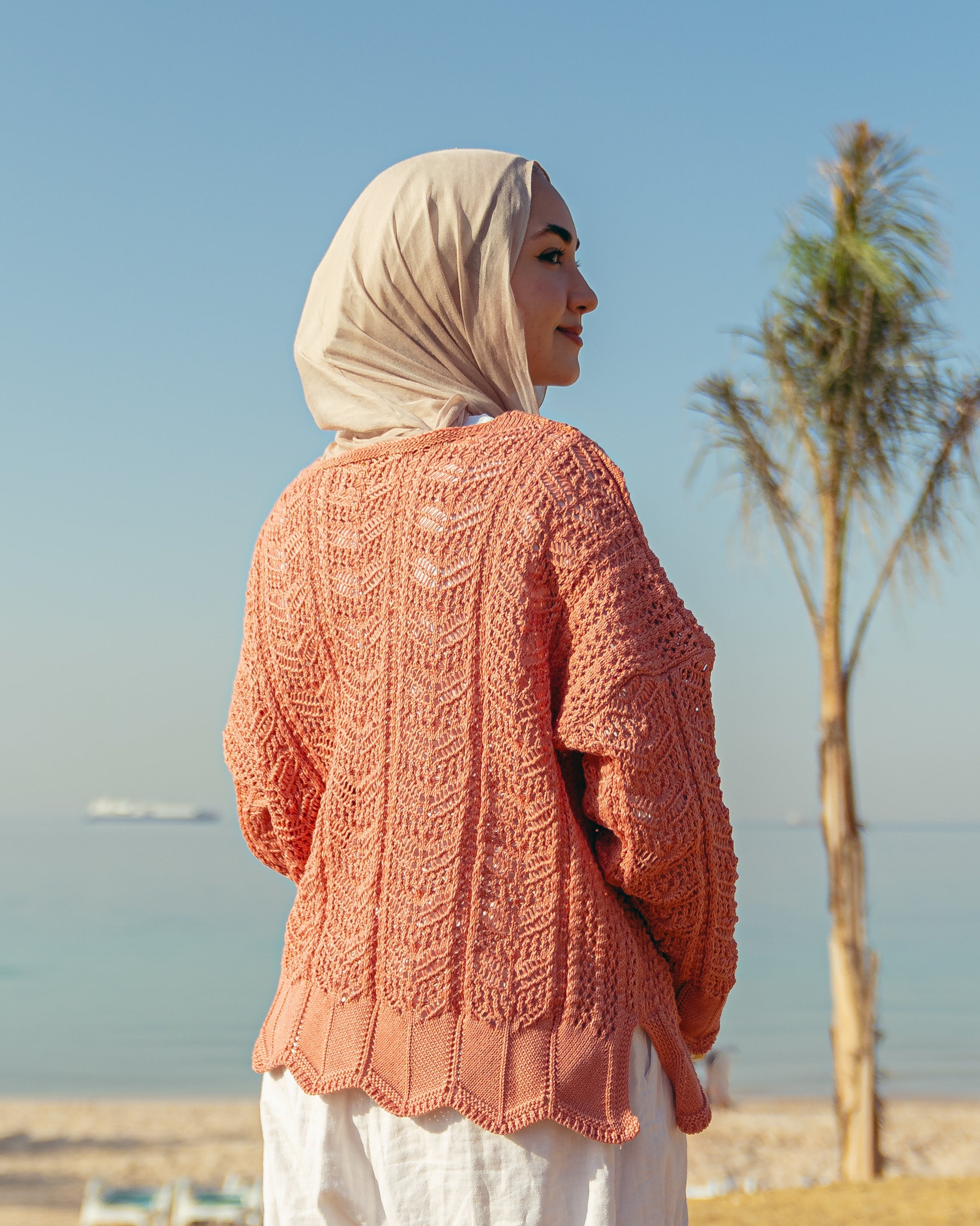 Wave crochet top