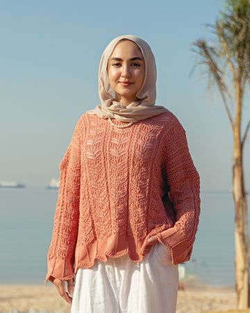 Wave crochet top