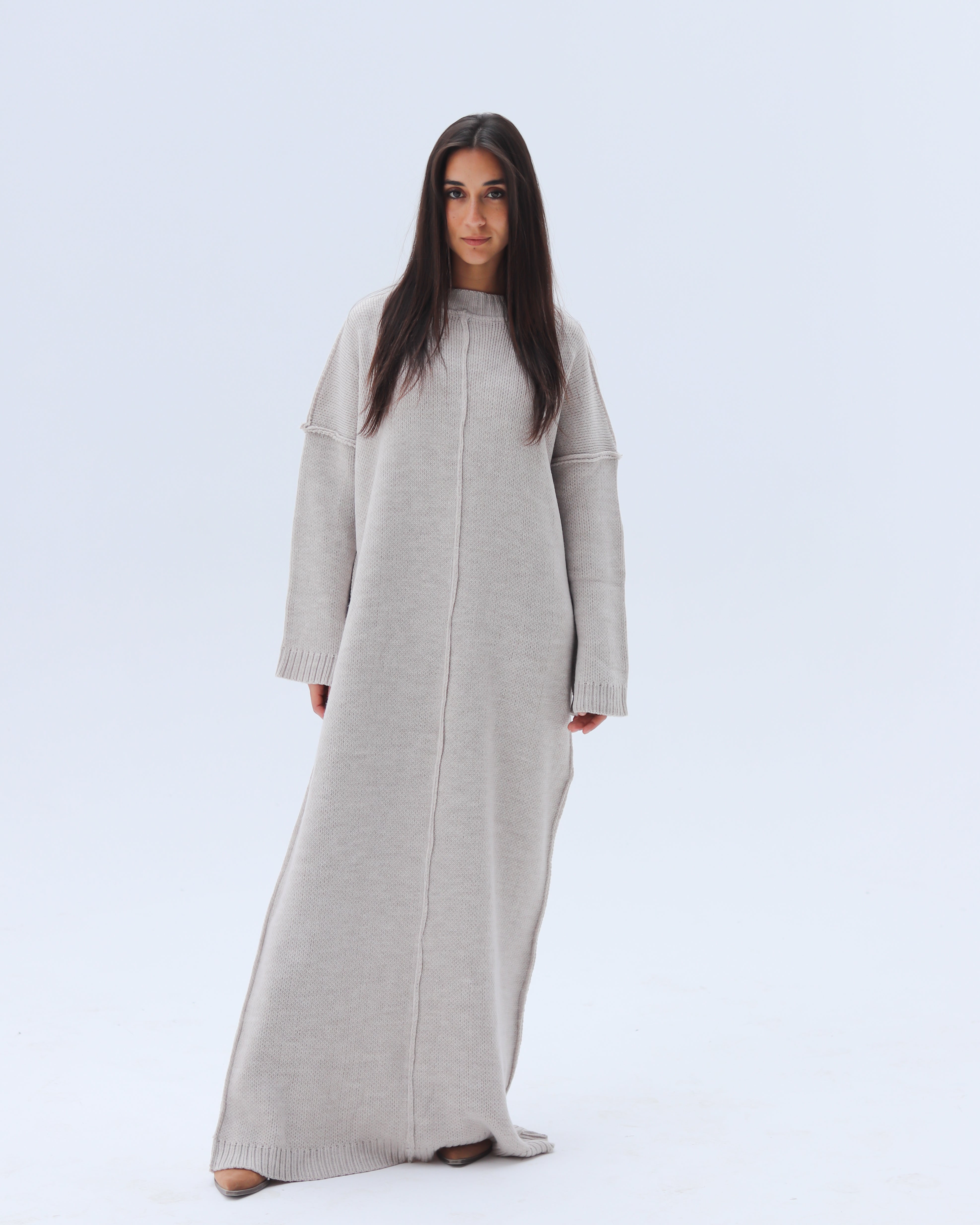 Cozy unfinished dress