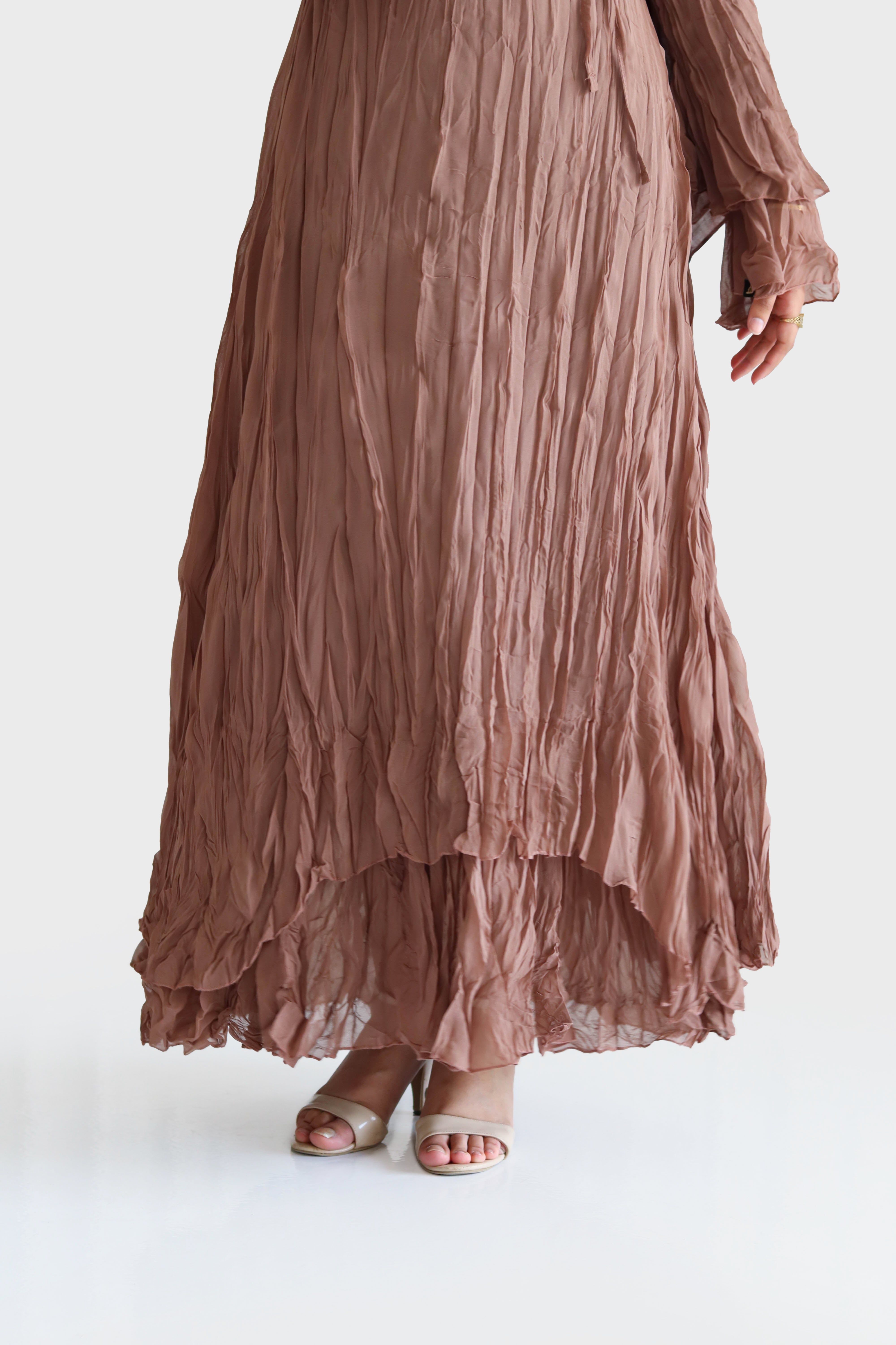Crushed dress