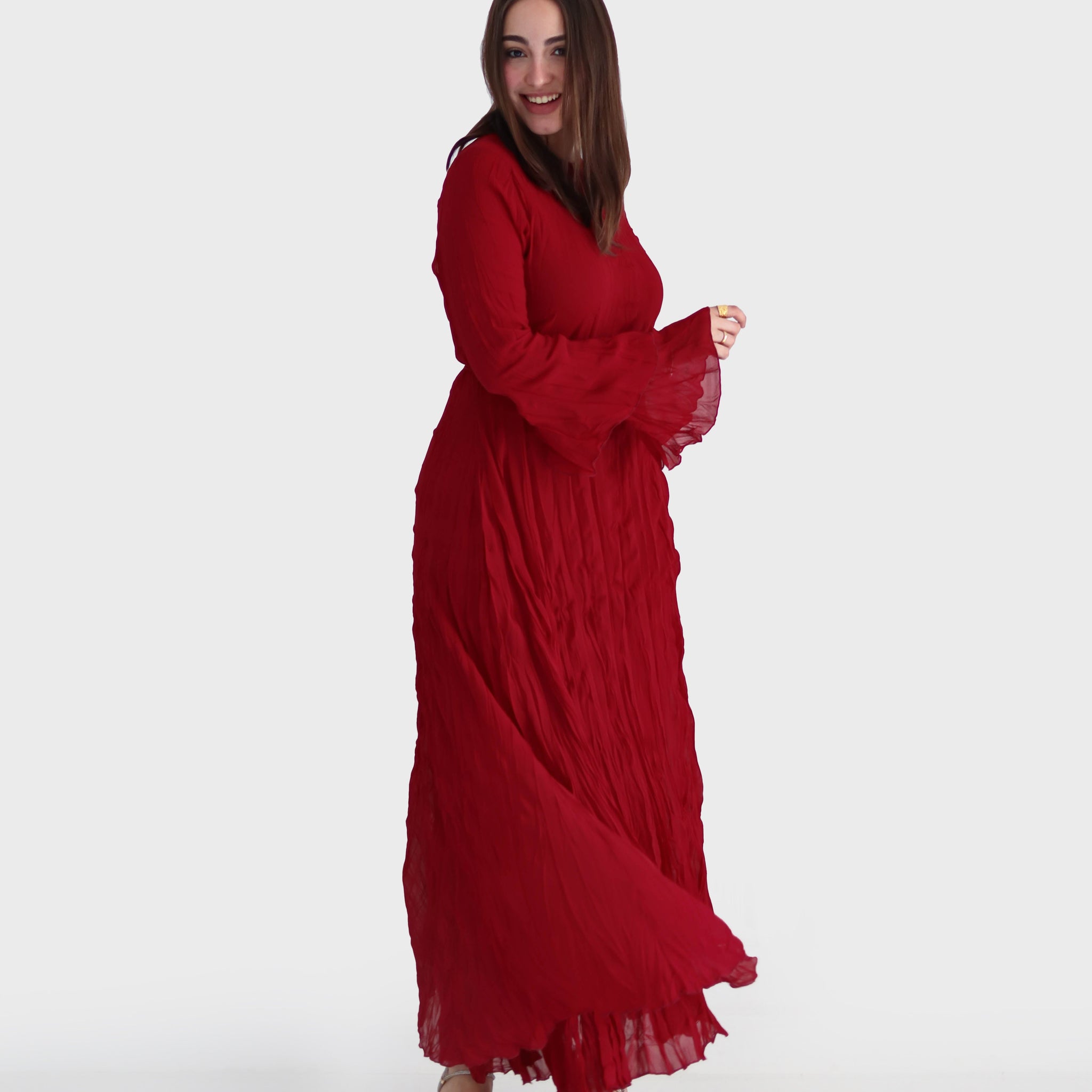 Crushed dress
