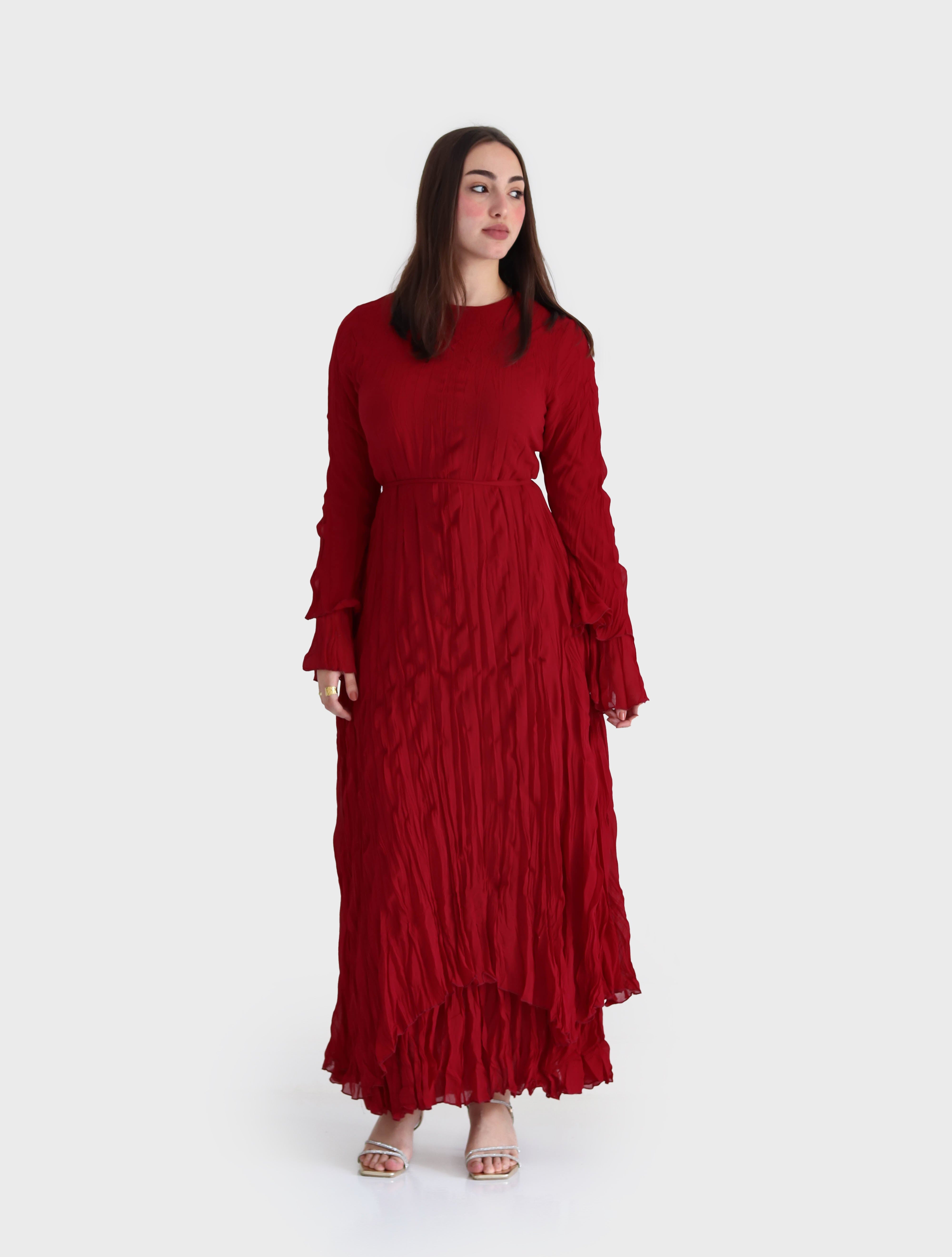 Crushed dress
