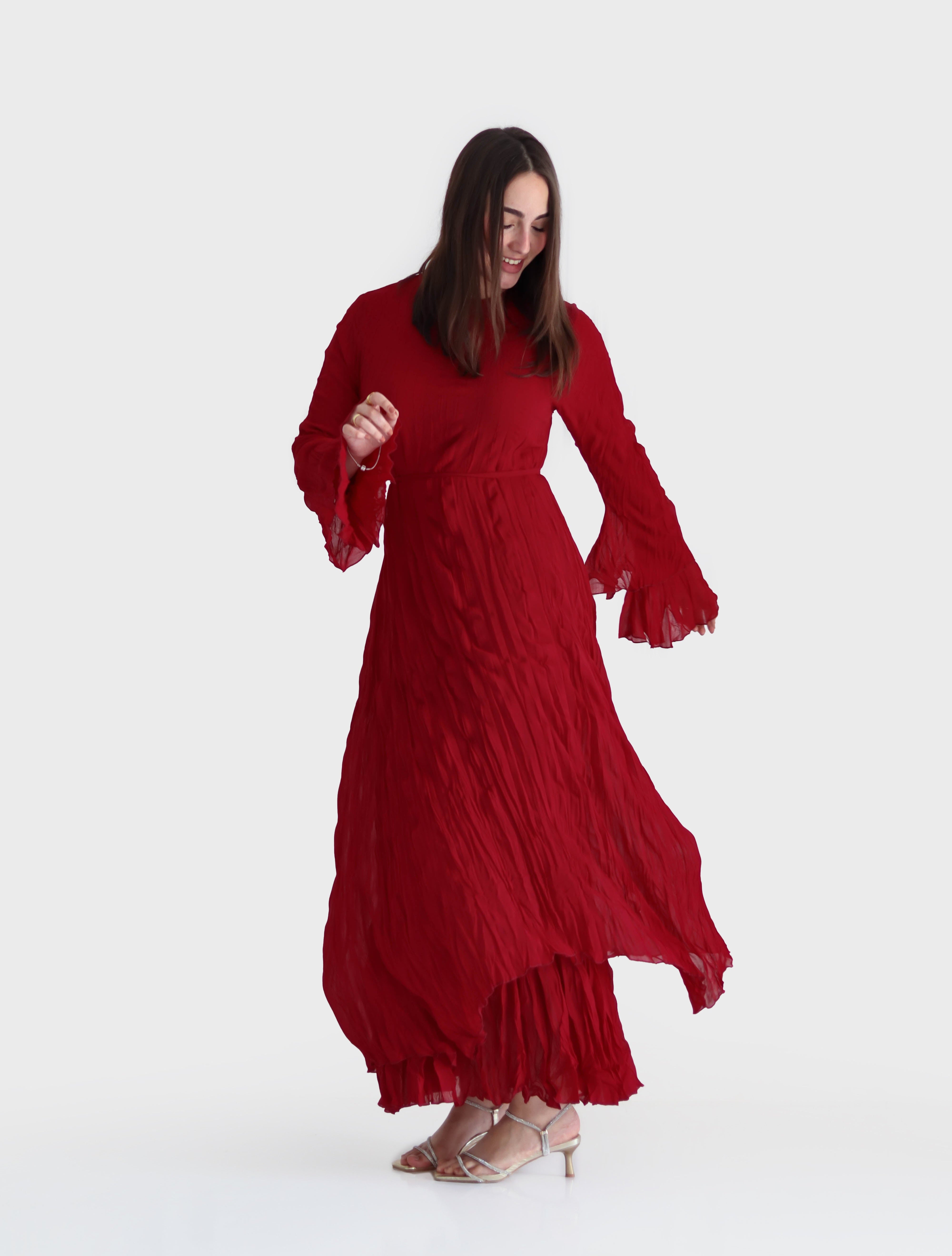Crushed dress